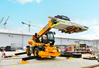 Bylor have deployed JCB machines to help the construction of EDF's hinkley c nucelar power plant machine