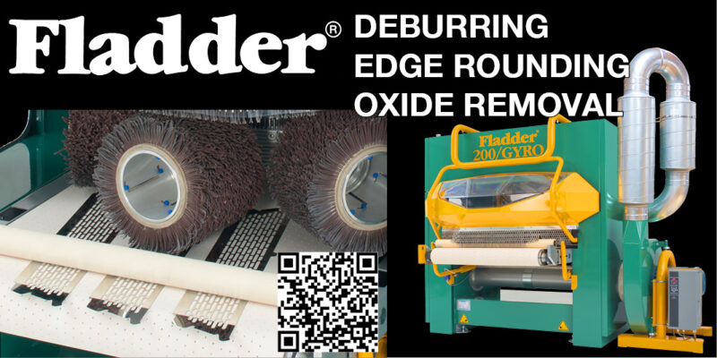 Fladder deburring deals machine